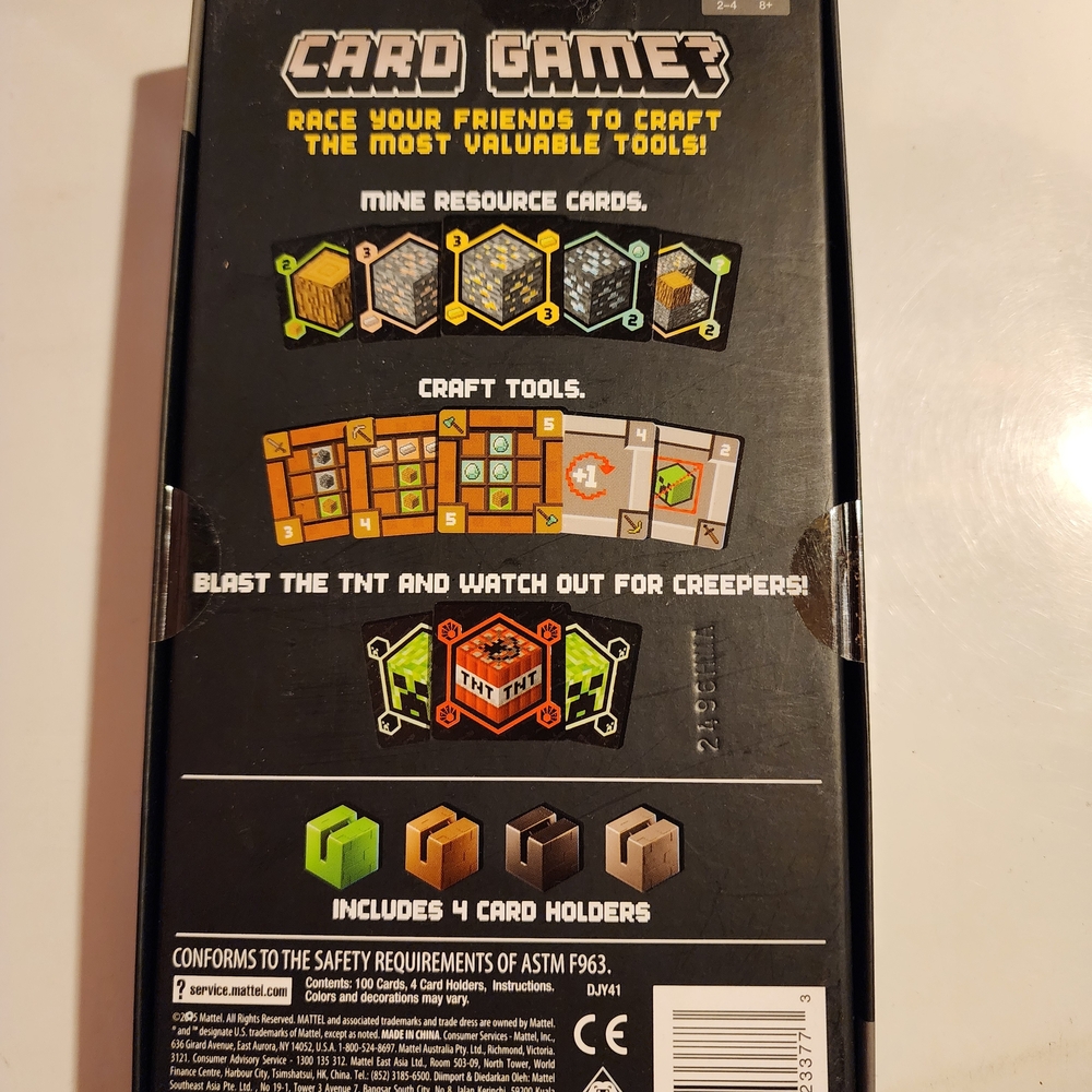 Minecraft Card Game - Picture 2 of 2